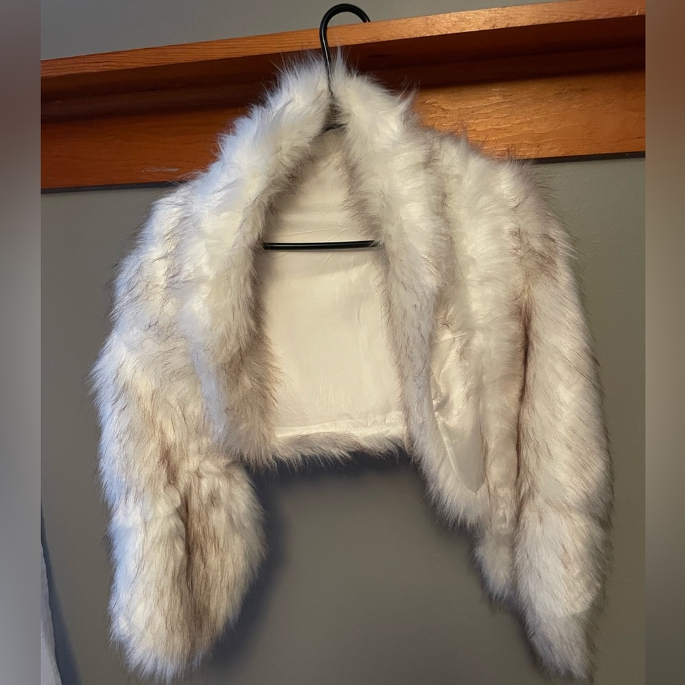 Faux fur wrap